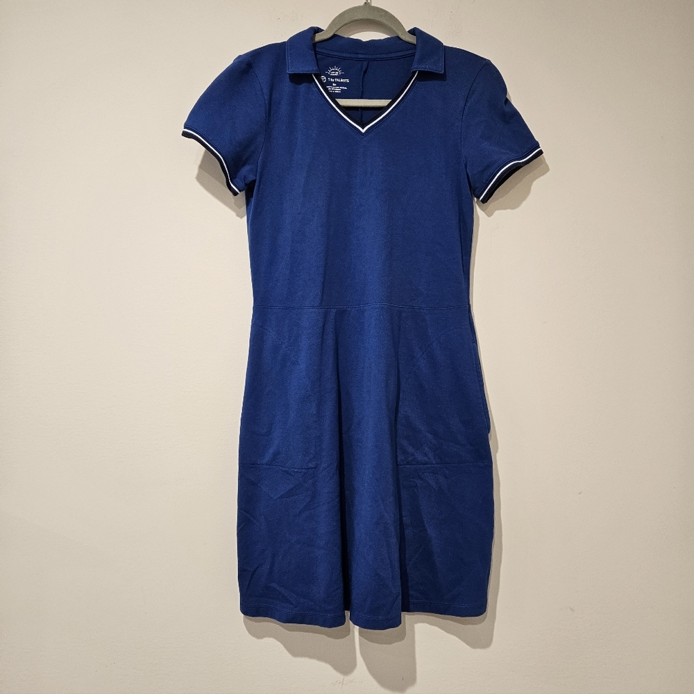 Talbots  Blue Polo Dress, Size Small